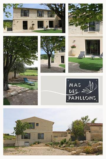 Gîte pour 10 personnes, avec piscine et jardin à Rasteau