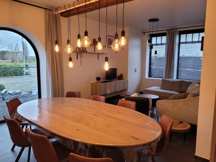 Location de vacances pour 8 personnes, avec terrasse ainsi que vue et jardin dans Watou - 2