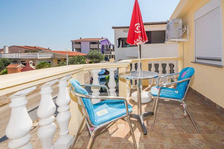 Holiday rental for 2 people, with balcony and balcony/terrace, child-friendly in Croatia