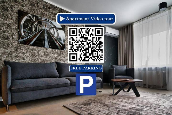 Apartamento para 2 personas, con balcón y vistas en Riga