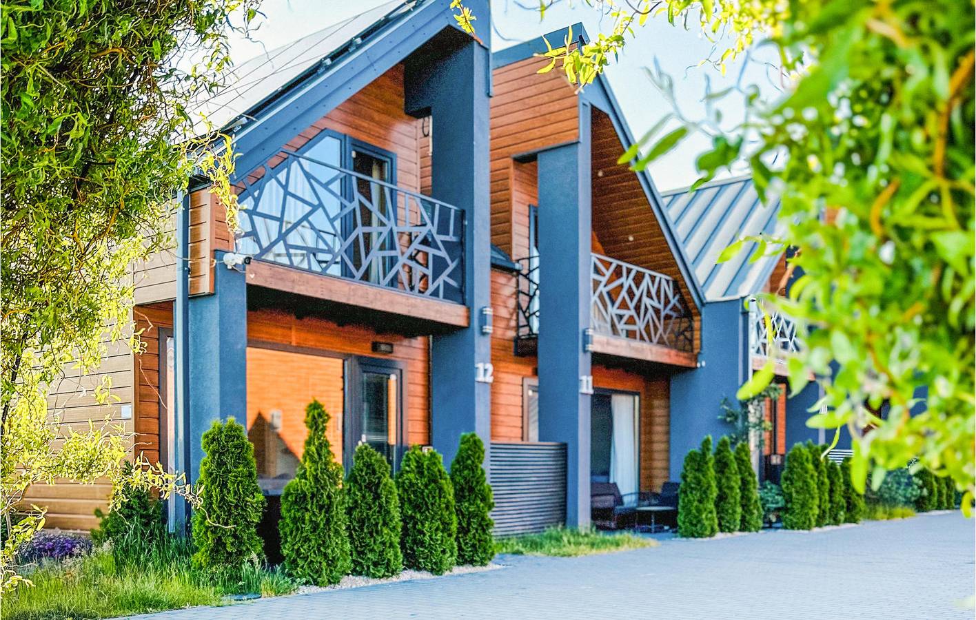 Ferienhaus für 4 Personen mit Terrasse in Sarbinowo, Powiat Koszaliński