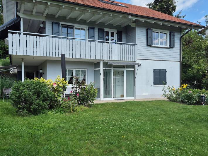 Ferienwohnung für 2 Personen, mit Terrasse und Garten sowie Ausblick, kinderfreundlich im Odenwald