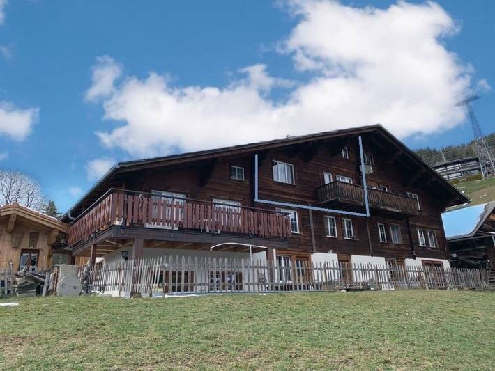 Ferienwohnung für 5 Personen, mit Balkon und Garten sowie Ausblick in Hasliberg
