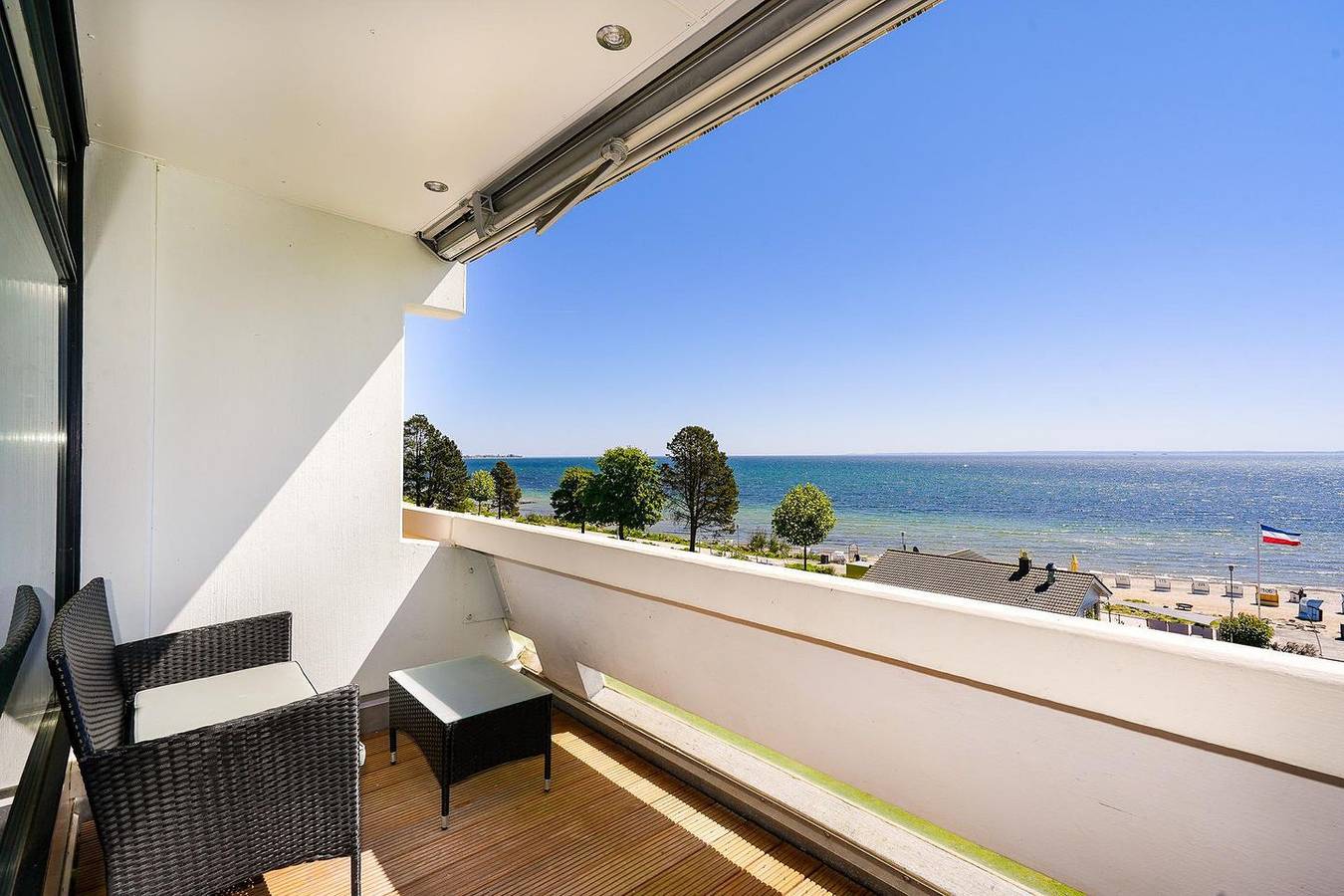 Ganze Wohnung, Unser Ferienapartment Strandjuwel: Exklusive Strandlage mit Meerblick in Sierksdorf, Ostholstein