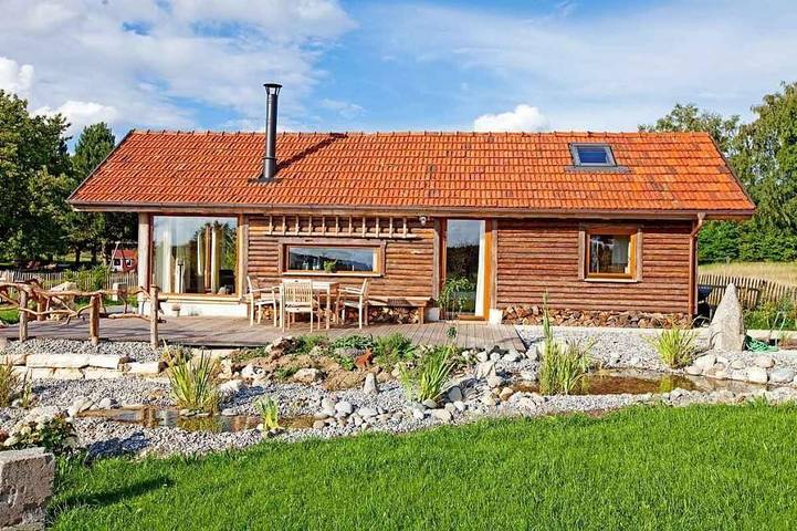 Chalet für 3 Personen, mit Terrasse und Sauna in Schwäbische Alb