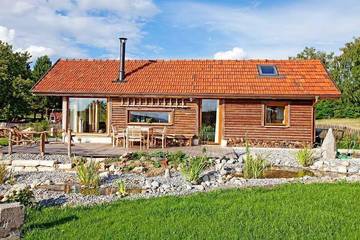 Chalet für 3 Personen, mit Terrasse und Sauna in Schwäbische Alb