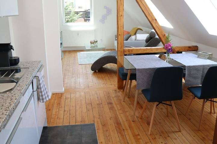 Ferienwohnung für 3 Personen, mit Garten und Balkon in Gaggenau