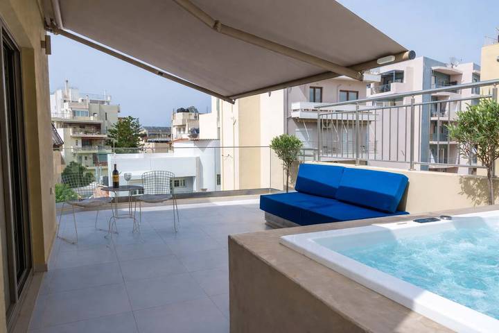 Ferienwohnung für 2 Personen, mit Whirlpool in Heraklion