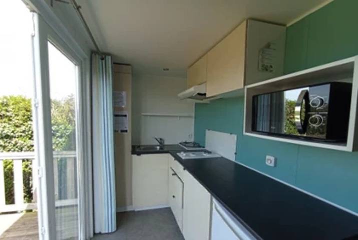 Mobil home pour 4 personnes, avec bassin pour enfant à Fabrezan - 4
