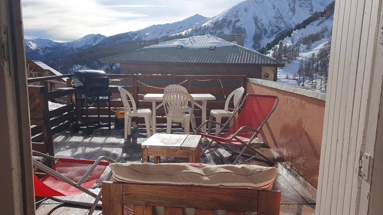 Studio rez-de-neige terrasse in La Foux d'Allos, Allos