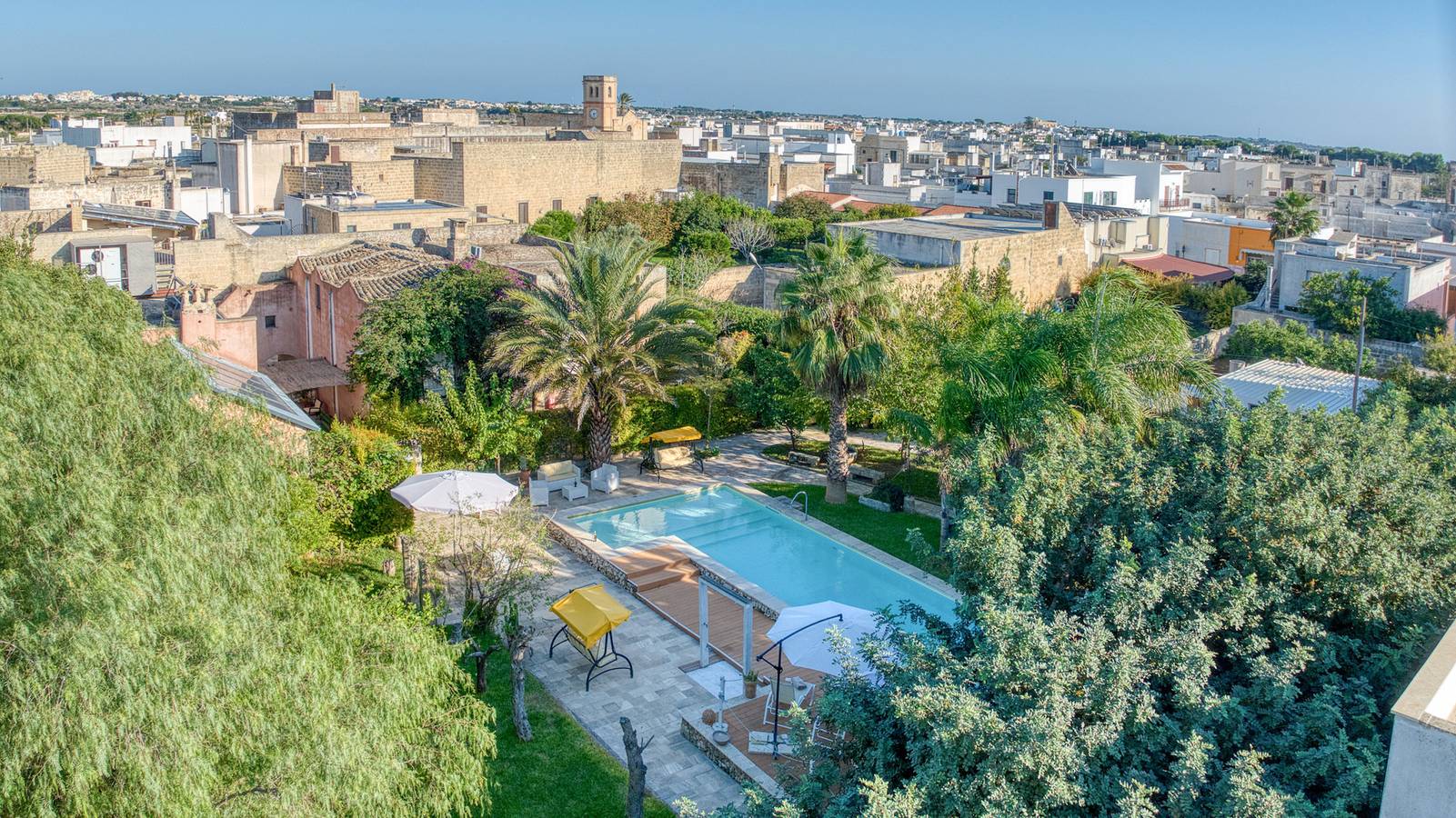 Historisches Haus mit Pool und mediterranem Park (A) in Patù, Golf von Tarent