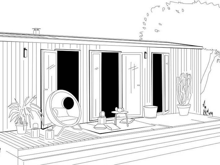 Mobil home pour 4 personnes à Laudun-l'Ardoise - 3