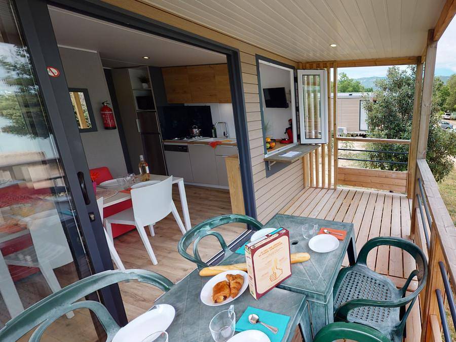 Campasun Etang De La Bonde - Mobilheim 4 personen - Cottage Premium - 27m² - 2 Zimmer in Etang de la Bonde, Cabrières-d'Aigues