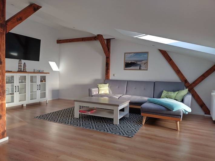 Ganze Ferienwohnung, Ferienwohnung Ribnitz-Damgarten - Fewo 1 (Dachgeschoss) in Ribnitz, Ribnitz-Damgarten