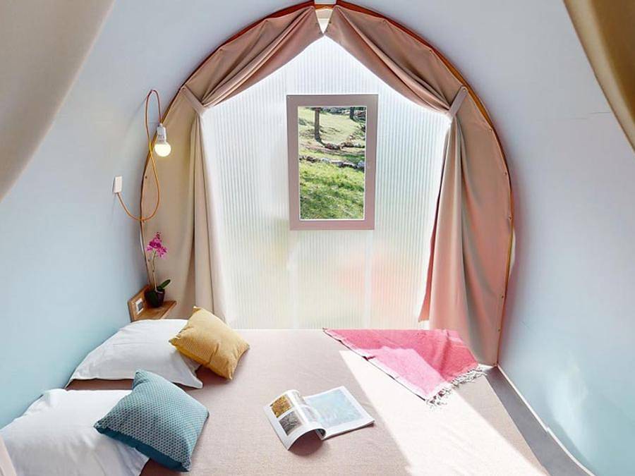 Camping de l'Aigle - Accommodation 4 persons - Coco Sweet (without sanitary facilities) in Aiguines, Brignoles region