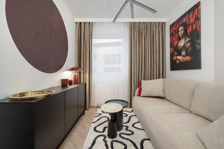 Appartement entier, Elegant Apartment for 6 persons | Balcony | Parking in Wrocław, Bas-Silésie