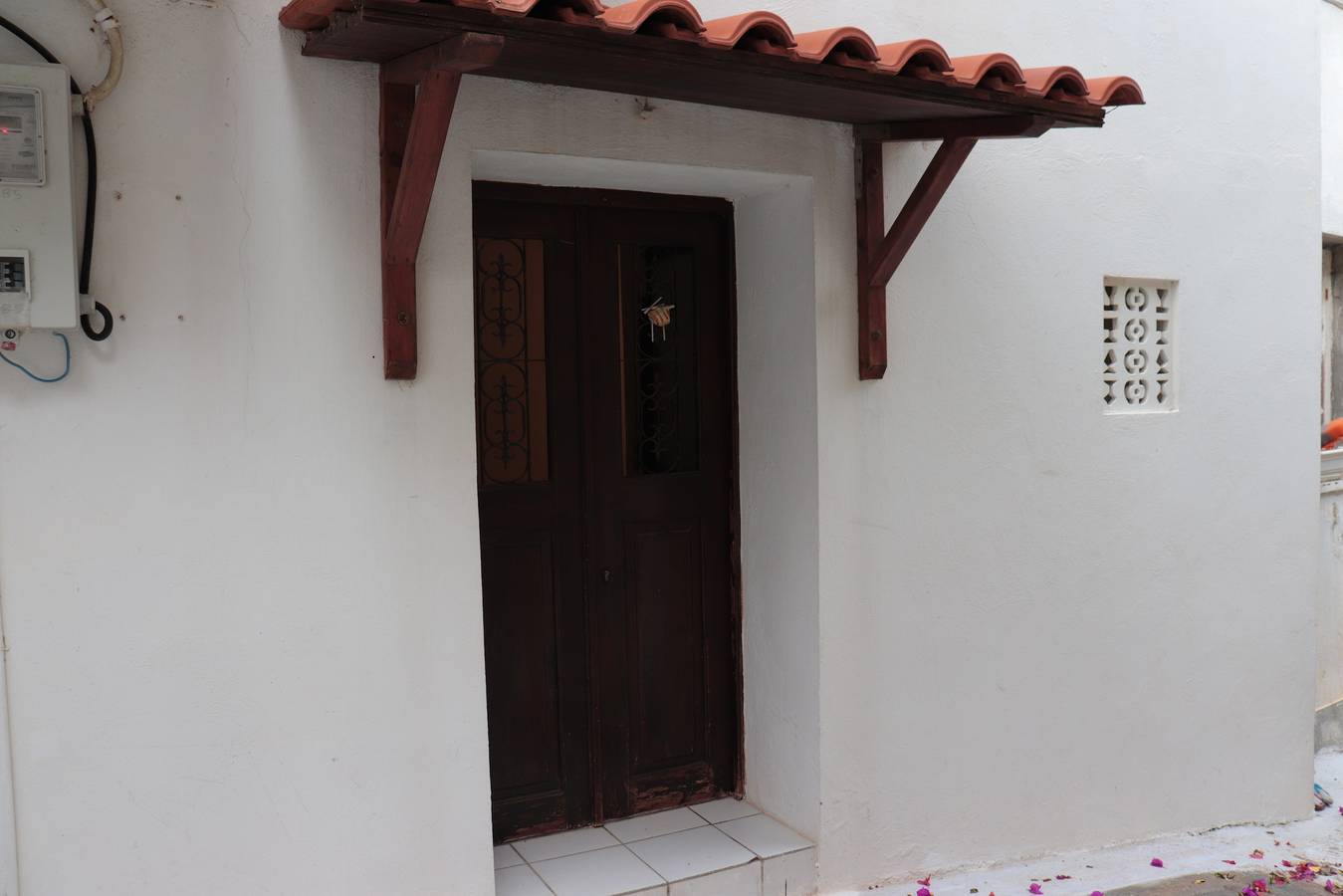 Klein Huis 'Bougainvillea' met Wi-Fi en Airconditioning in Andros