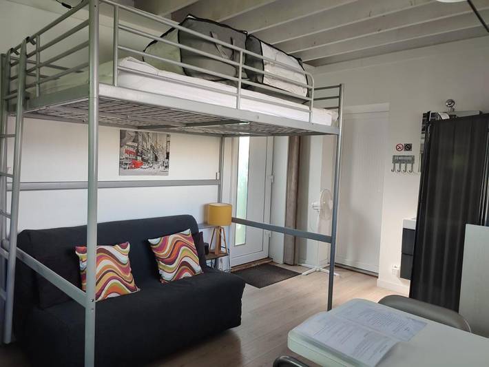 Appartement de vacances pour 4 personnes, avec terrasse ainsi que jardin et vue