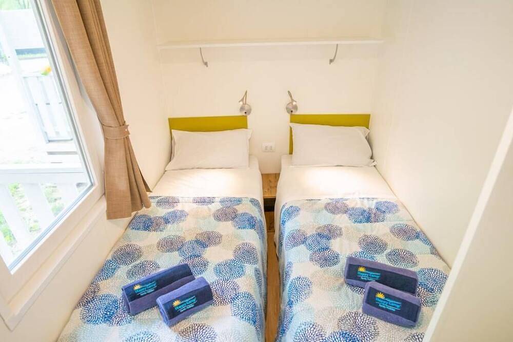 Ferienanlage L' Ultima Spiaggia Mobilehome Happy Superior für 7 Personen in Torre di Bari, Ogliastra Provinz