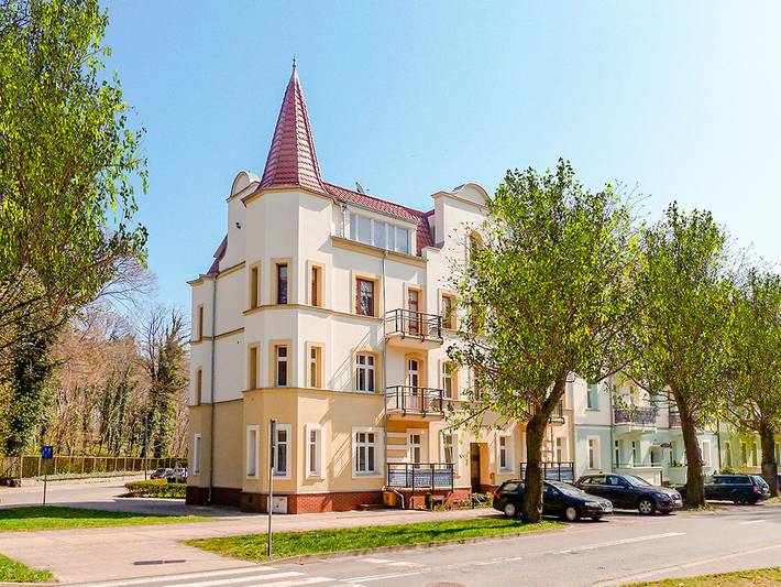 Ferienwohnung für 4 Personen, mit Balkon und Ausblick in Swinemünde