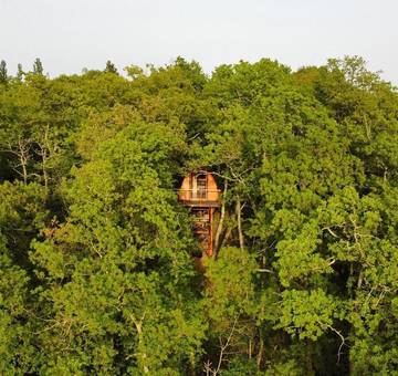Tente pour 2 personnes, avec jardin ainsi que terrasse et vue dans Haute-Garonne