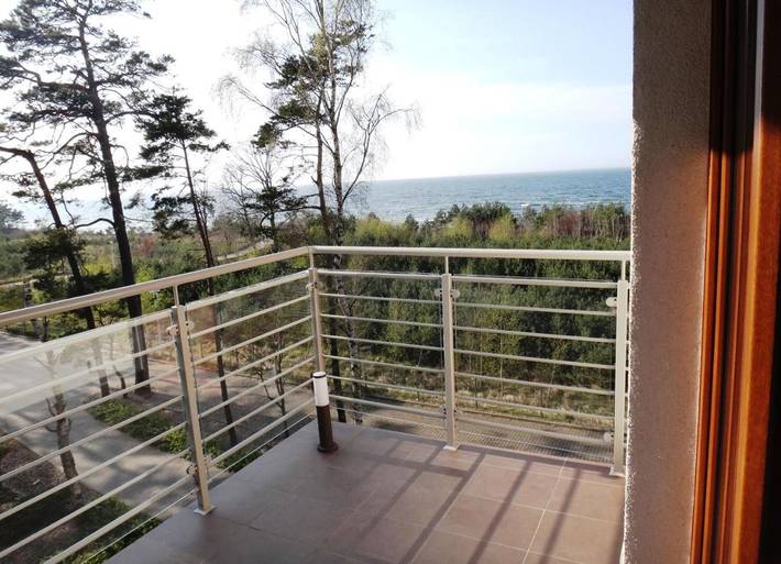 Ferienwohnung für 4 Personen, mit Balkon und Ausblick in Dziwnówek - 4