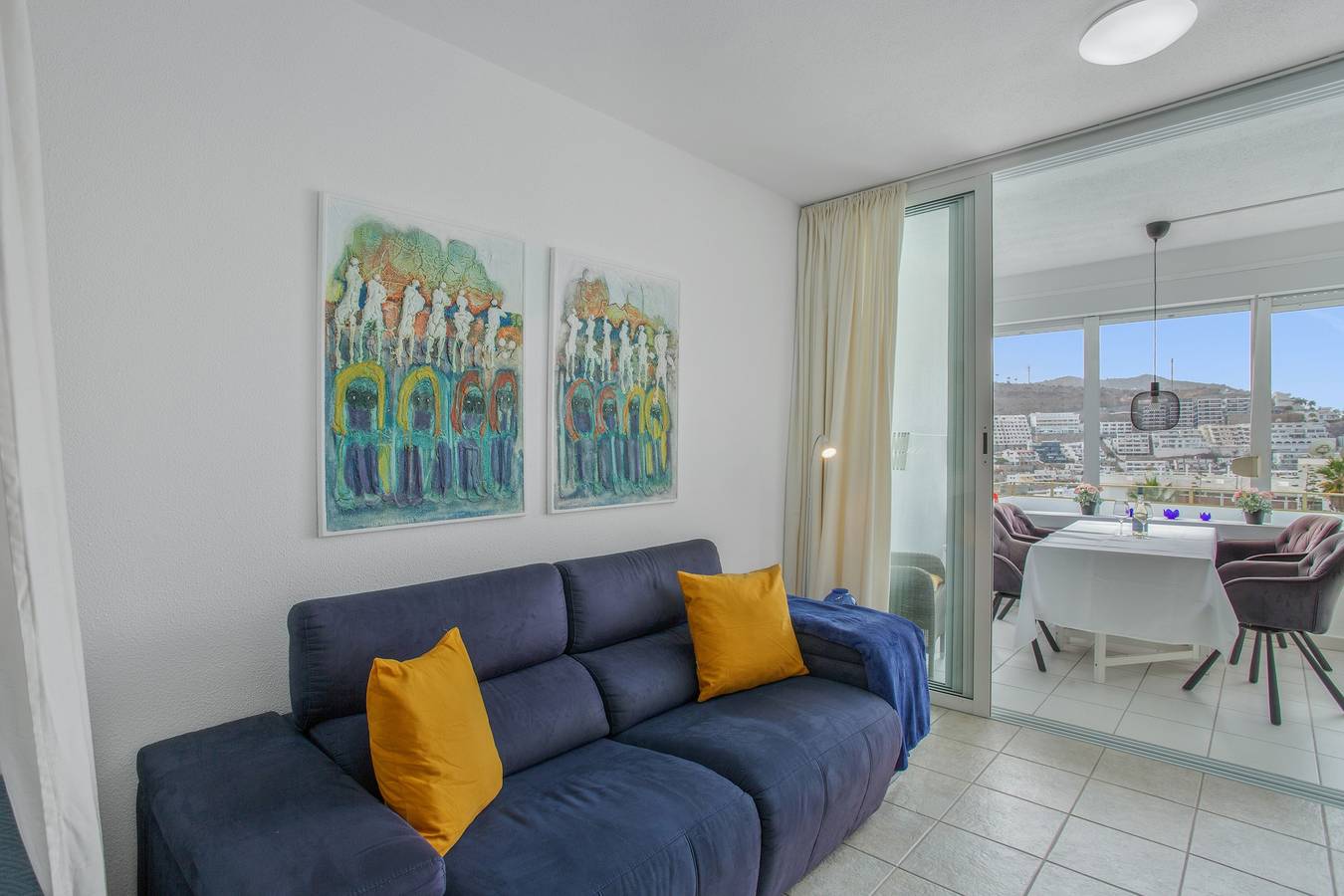 Entire studio, Holiday Studio 'Vistas Al Atlántico' with Sea View, Wi-Fi and Air Conditioning in Puerto Rico (Gran Canaria), Mogán