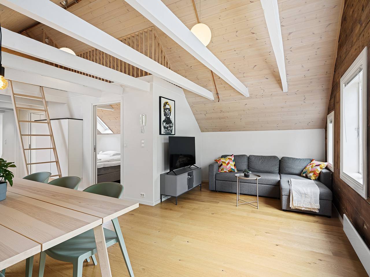 Appartement entier, Charmant appartement sur le toit dans le cœur de Stavanger in Storhaug, Stavanger