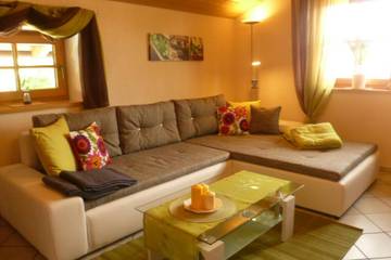 Gîte pour 2 personnes, avec jardin et balcon dans Eggstatt