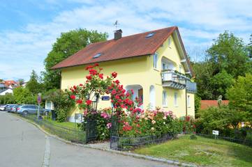 Cottage pour 4 personnes, avec vue sur le lac et jardin, animaux acceptés à Meersburg