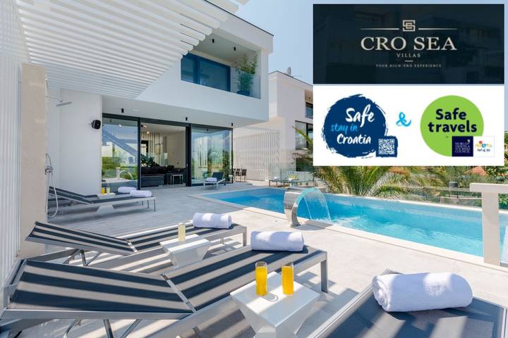 Ferienhaus für 8 Personen, mit Garten und Pool in Split-Dalmatien