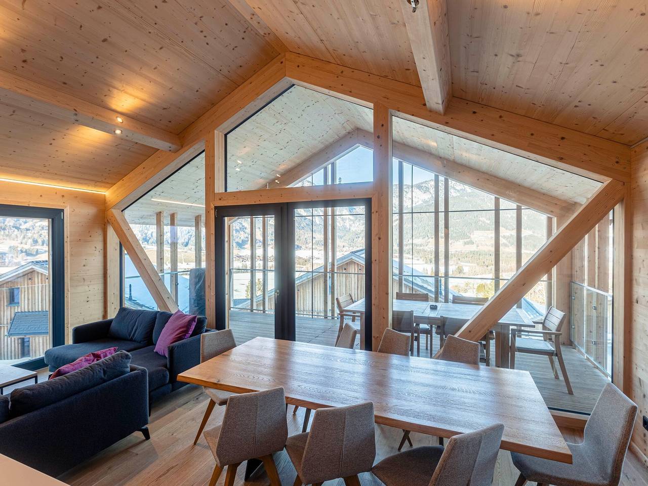 Ganze Wohnung, Einladendes Chalet mit Wellness in Haus, Schladming-Dachstein