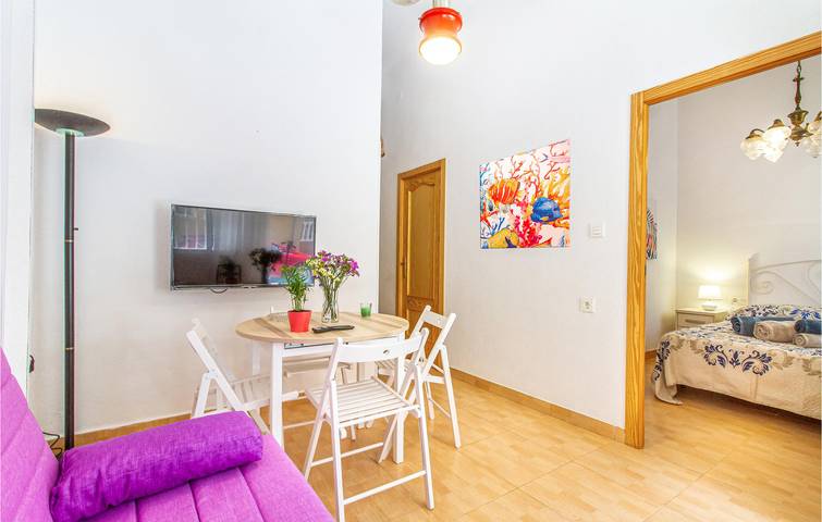 Ganze Ferienwohnung, Vermietung am Strand mit WiFi, Parkplatz, Klimaanlage und Mikrowelle in Santiago de la Ribera, San Javier