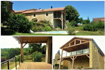 Maison de vacances pour 4 personnes, avec jardin et balcon dans le Lot