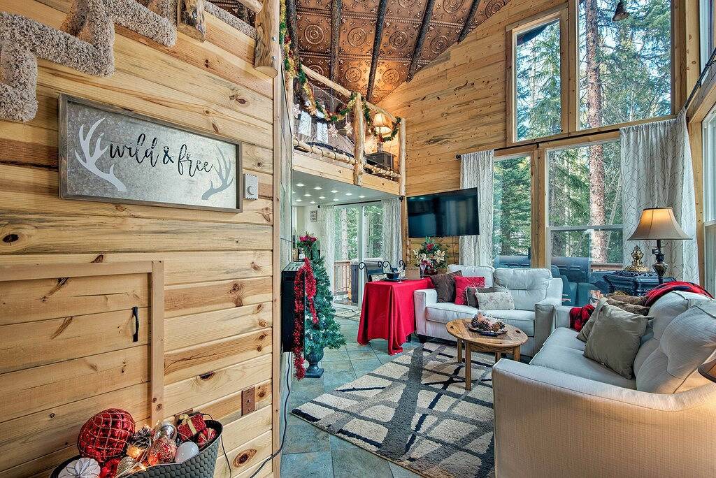 Idaho Springs Kabine w / Whirlpool auf 1/2 Hektar! in Idaho Springs, Arapaho and Roosevelt National Forests