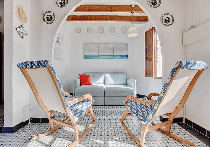 Ferienhaus für 6 Personen, mit Balkon und Terrasse sowie Ausblick in Porto Cristo