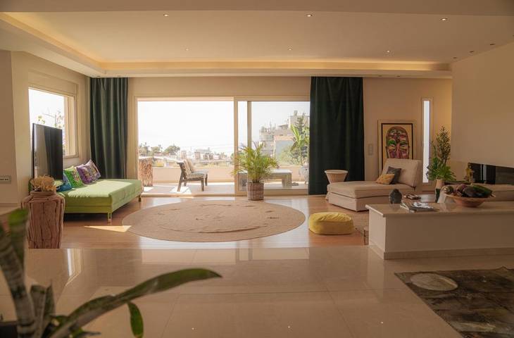 Ferienwohnung für 16 Personen, mit Ausblick und Sauna sowie Garten, mit Haustier in Kavala Gemeinde