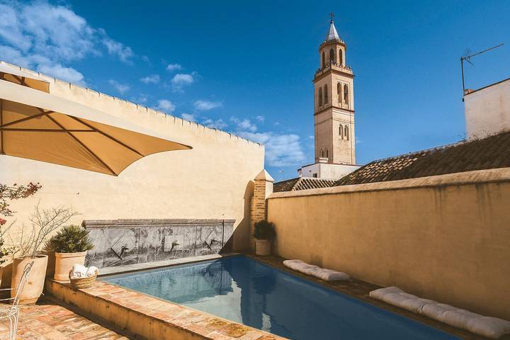 Casa rural para 22 personas, con Terraza y Piscina en Lora del Río