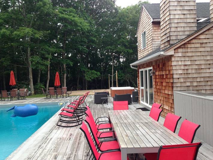Feriehus for 22 personer, med hage og jacuzzi i USA