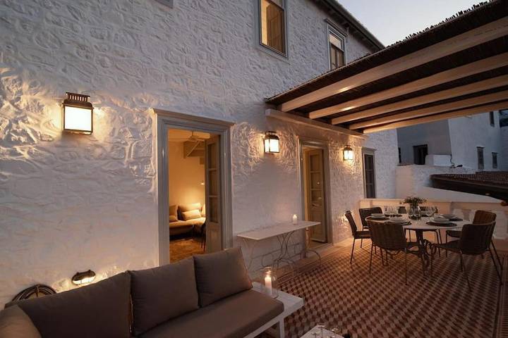 Chalet para 8 personas, con vistas y terraza en Hidra