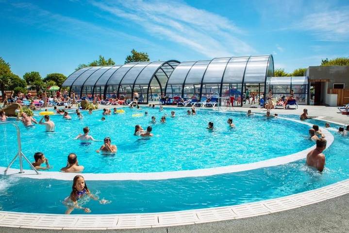 Camping pour 5 personnes, avec Bassin pour enfant et Piscine à Jard-sur-Mer