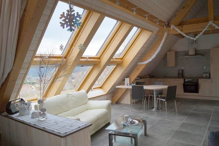 Location de vacances pour 3 personnes, avec vue et jardin à Thannenkirch - 2