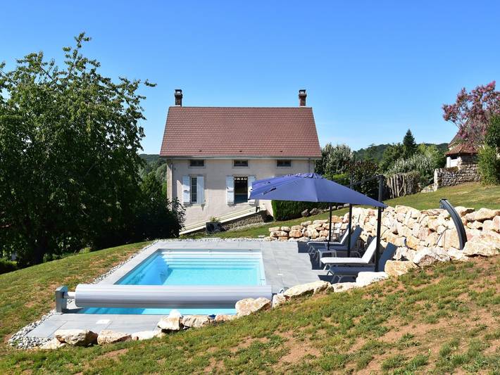 Maison de vacances pour 8 personnes, avec Terrasse ainsi que Jardin et Piscine