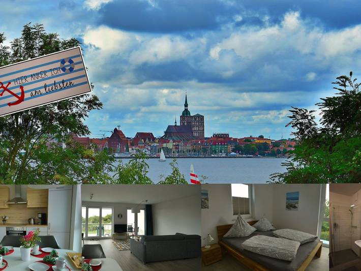Ferienwohnung für 4 Personen, mit Balkon und Seeblick sowie Ausblick in Altefähr - 3