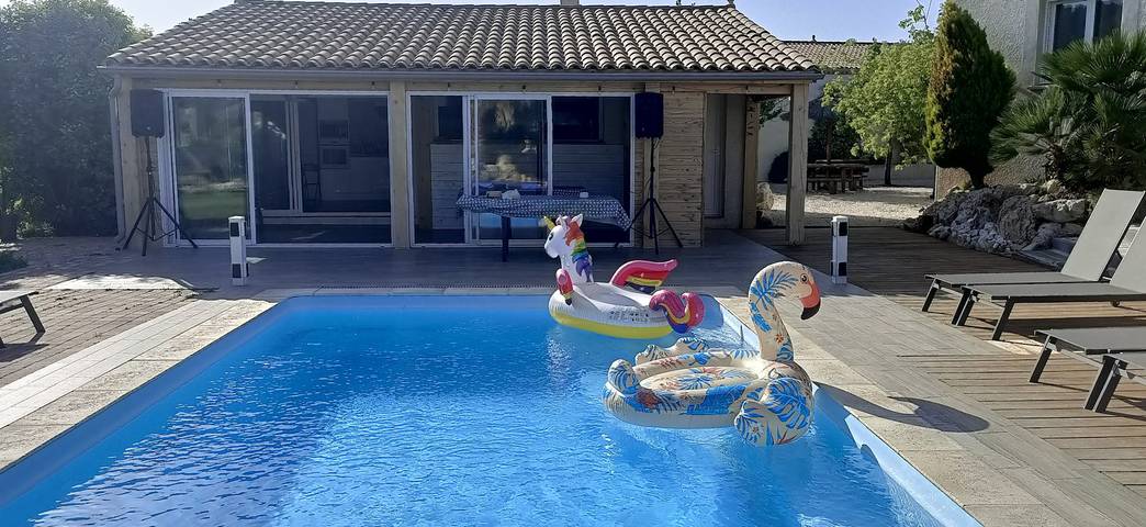 Chambre d’hôte pour 5 personnes, avec piscine et jardin ainsi que jacuzzi et terrasse dans l' Hérault - 4