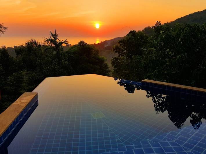 Villa pour 2 personnes, avec jardin ainsi que vue et piscine dans Koh Tao - 3