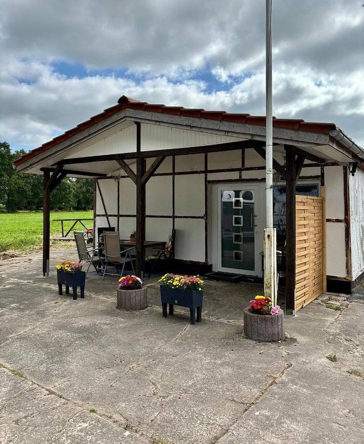 Ferienhaus für 4 Personen, mit Terrasse und Ausblick in Beverstedt