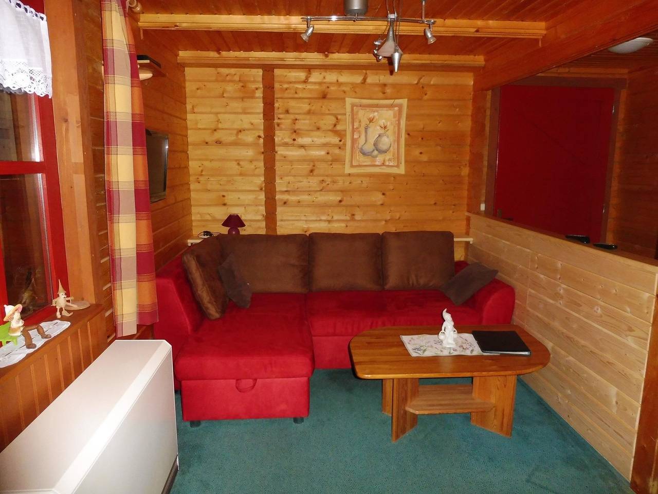 Ferienwohnung im Holzblockhaus in Hermsdorf, Mittlere Erzgebirge