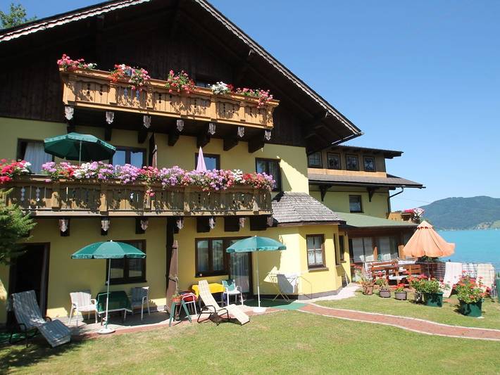 Ferienhaus für 3 Personen, mit Garten am Attersee