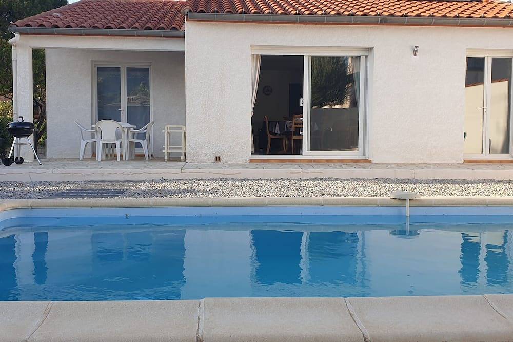 Villa climatisée avec piscine privée in Côte Vermeille, Saint-André